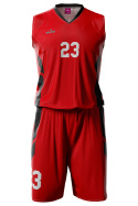 MIAMI - czerwono/czarny- strój do koszykówki