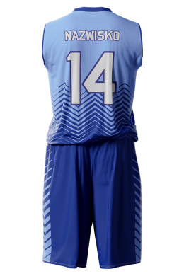 TUNDRA - niebieski - strój do koszykówki