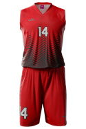 TUNDRA - czerwony - strój do koszykówki