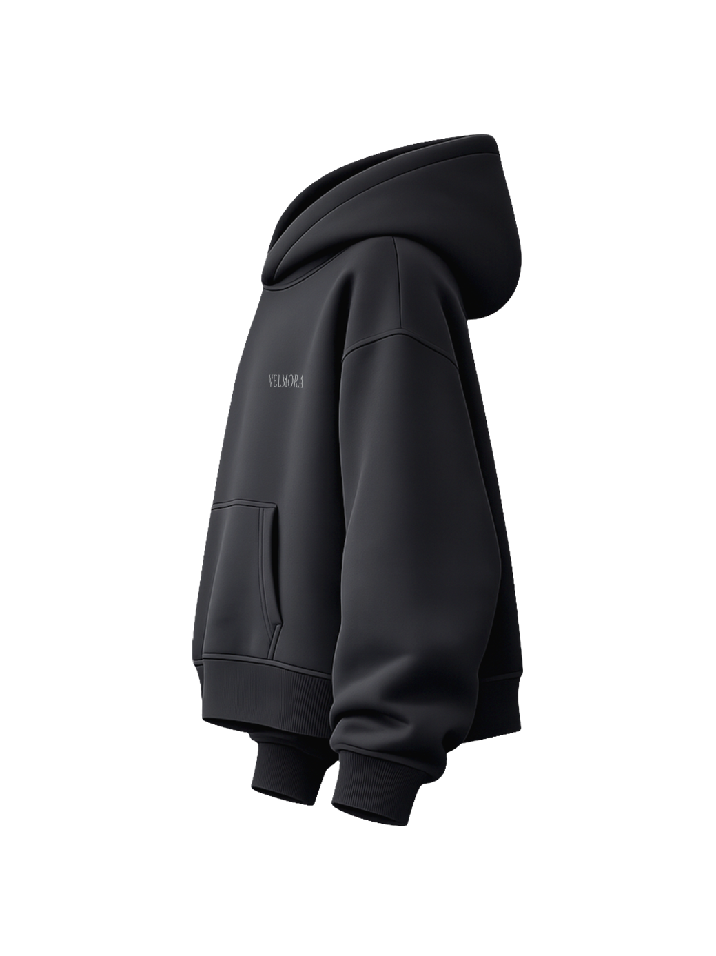 VELMORA BLUZA BOXY - BLACK